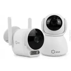 Kit Câmera IP Wifi PTZ (Interna + Externa) 1080p FULL HD VISÃO NOTURNA