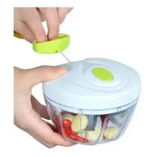Mini Picador Processador Temperos Prático 500 Ml 3 Lâminas
