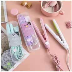 Mini Modeladora e Seladora Chapinha Prancha De Bolsa Portátil Cabelo Bivolt