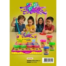 Slime de pote kit com 12 potes (box)