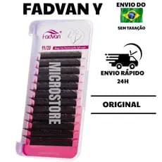 Cílios Fadvan YY Volume Brasileiro Fio Y 0.07D Extensão De Cilios Alongamento Retenção Adesivo Cola