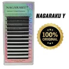 Cílios Nagaraku Y Volume Brasileiro Fio YY Extensão De Cilios Alongamento Retenção Cola Adesivo Lash