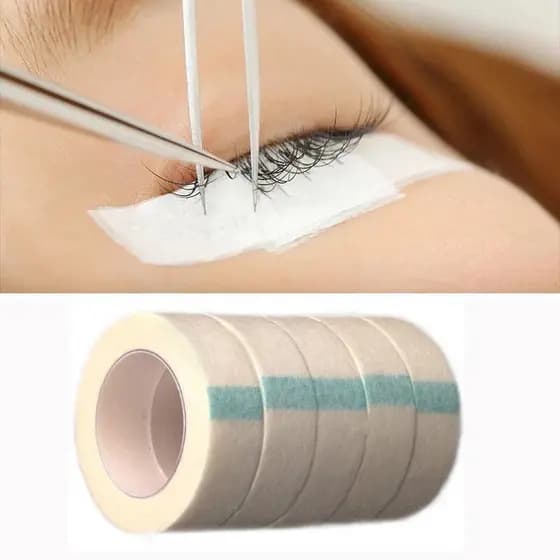 Fita Micropore Transpore Antialergica Extensão Alongamento Extensao Cílios Fio a Fio Cilios Retenção