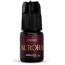 Cola Adesivo Aurora Cherry Lash E Embelleze 3g Para Extensão De Cílios Alongamento Retenção Volume