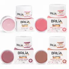 Gel Control Brilia Nails 25g Construtor Alongamento De Unhas Molde F1 Cabine Led/Uv Nails Sem TPO
