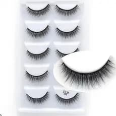 5 Pares De Cílios Postiços Natural Mink Make Maquiagem Cilios Postiço H11 H13 H14 E06 E08 H10 H-13