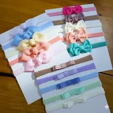 Kit 5 Faixas de Cabelo para Bebê Macias e Delicadas Conforto Diário
