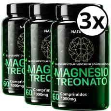 Treonato de Magnésio Original 1000 mg Alta absorção L-Treonina  - ENVIO IMEDIATO