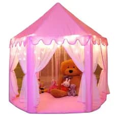 Tenda Barraca Casinha Com Led Infantil Cores Rosa E Azul Promoção Melhor Preço