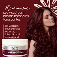 Máscara Marsala Profissional 300g - Tonalizante Marsala com Brilho Intenso, Hidratação e Cor Vibrante