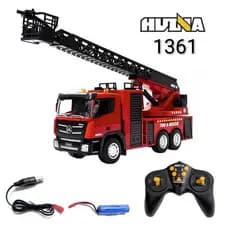 Caminhão Huina  Controle Remoto De Bombeiro 1361 Escala 1:18