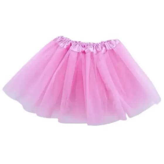 Saia De Tule Adulto Com Lisa Carnaval 40cm
