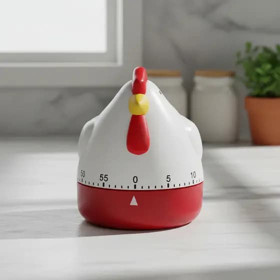 Timer Galinha Temporizador De Cozinha Em Formato De Galinha