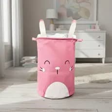 Cesto de roupa suja Infantil Organizador de Brinquedos Dobrável Estampa de Bichinhos para sua casa decoração para quarto
