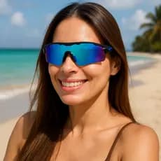 Óculos de Sol Esportivo Ciclismo Corrida Praia MTB Masculino Feminino Proteção UV400
