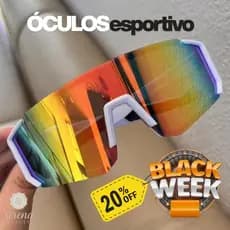 Óculos de Sol Esportivo UV400 Unissex Leve e Resistente Ciclismo Corrida Academia Outdoor