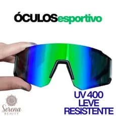 Óculos Esportivo Verde UV400 Unissex Para Ciclismo Corrida Academia Óculos de Sol Leve Confortável Proteção UV