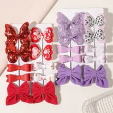 CUTEBOWS 10Peças Estilo Novo E Colorido Acessórios Para Cabelo Infantil Meninas Grampo De