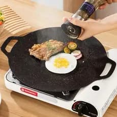 Tacho Disco De Arado Chapa Arredondada Grande Bifeteira Multiuso Antiaderente Reforçado 30cm