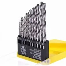 Kit 13 Broca Aço Rápido Para Metal/Kit Jogo De Brocas Em Aço Rápido P/ Metais 13 Pçs