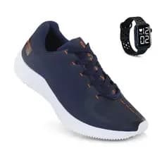 Tenis Masculino + Relogio Esportivo Versatil Academia Corrida Caminhada Ultra leve e Macio