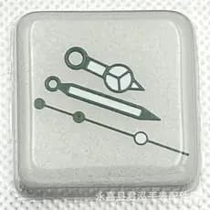 Peças De Reparo De Relógio NH35/36 Movimento Luminescente Horas E Mãos De Minuto , Adequadas Para Submariner , Masculina