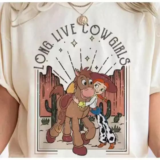 Camiseta Jessie toy story Feminina 100% Algodão - blusa cowgirls tshirt divertida camisa [limitada]