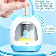 Apontador Eletronico Bichinhos (JBD-E-02) - Ideal para Crianças e Design de Bichinhos Adoráveis