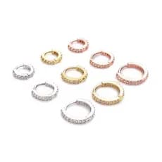 Piercing De Corpo De Aço Inoxidável 2 pç Com Argola/Orelha/Tragus/Helix