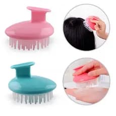 Escova Massageador de Cabelo Cabeça Couro Cabeludo Shampoo Pente Silicone Anti-coceira