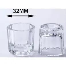 Copo Dappen Pote Vidro Mistura Pó Liquido Monomer Acrigel