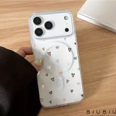 De corações degradados Capinha Capa de Transparente Para iPhone 11 14 15 16 12 17 13 pro max 7/8 plus produto em alta