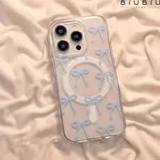 Com estilo fofo e juvenil Capinha Capa de Transparente Para iPhone 11 14 15 16 12 17 13 pro max 7/8 plus produto em alta