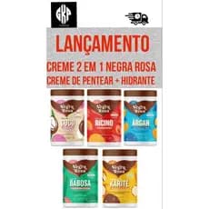 CREME PENTEAR 2 EM 1 NEGRA ROSA 1KG CADA (ESCOLHA O SEU)