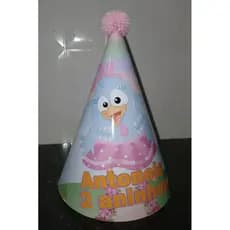 Chapéu De Aniversário Personalizado Galinha Pintadinha - Chapéuzinho Galinha Pintadinha Menina