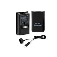 Kit Carregador e Bateria p/ Controle XBOX 360 com Cabo Kapbom KAP-H360