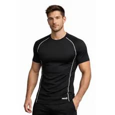 Camiseta de Compressão Masculina Camisa Pro Justa Academia Treino