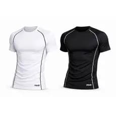 Camiseta Dry Fit Masculina Fitness Compressão Academia Manga Curta Esportiva Modeladora Running