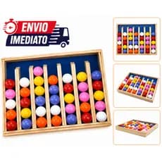 Jogo da Bolinha Educativo: Diversão Inteligente para Pequenos Gênios Brinquedo Educacional Divertido