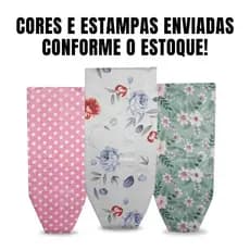TABUA DE PASSAR ROUPAS DE MESA RETRATIL COM TECIDO TRADICIONAL