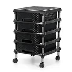 Gaveteiro Rattan 4p Com Rodas