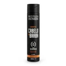 Shampoo Cabelo & Barba Bio Extratus Homem Com oxigreen Uso diário 300ml