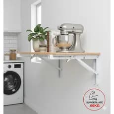 Kit Suporte Mão Francesa Par Retratil Dobravel Mesas Balcão Reforçada Varios Tamanhos 20/25/30/35/40  Promoção Oferta