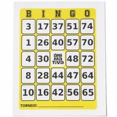 Cartela De Bingo Jogo De Bingo 96 Fls Festa Junina Chá de Bebê Chá revelação Confraternização Oferta