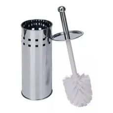 Escova Sanitária Com Suporte Inox limpeza do vaso sanitário praticidade Higiene Organização Oferta!