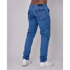 CALÇA CARGO JEANS ESTILO CASUAL AMERICANO ORIGINAL MASCULINA PREMIUM 100% ALGODÃO