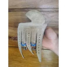 Luva de vaquejada profissional de 5 atacas.