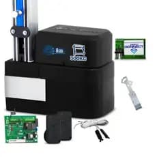 Kit Motor Rossi Bv Atto 1/4hp Com Wifi Portão Basculante 300kg Preto/cinza 220v