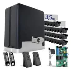 Kit Motor Portão Ppa Dz Stark 600 Z18 1/3 500kg Frequência 60hz 3.5 M Cremalheira