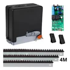 Kit Motor Portão Ppa Dz Stark 600 Z18 1/3 500kg Frequência 60hz 4M Cremalheira